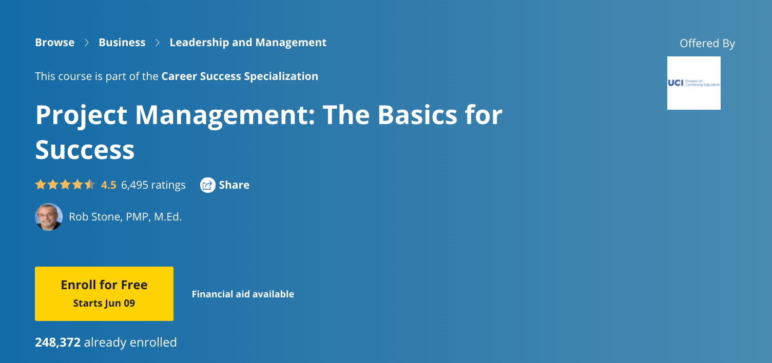 Top 4 Project Management Courses For Beginners (Free Courses) - Nasroo