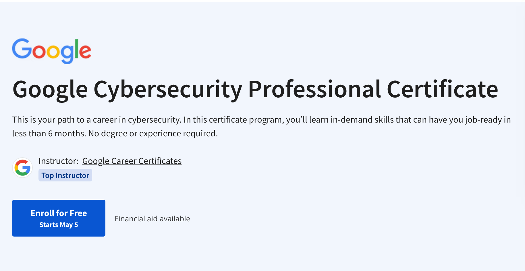 google-cybersecurity-professional-certificate-in-depth-review